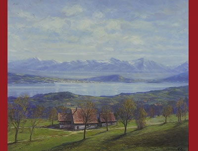 Herbst am Zürichsee von Horgen