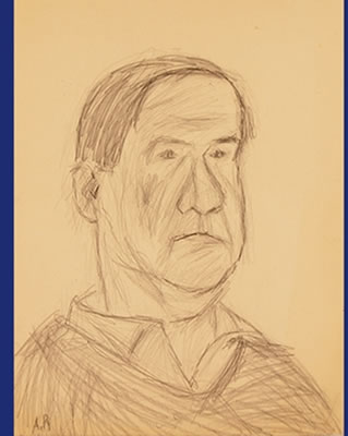 Portrait of Alexandre Rochat: Self-portrait