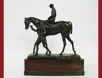 Jockey on horse