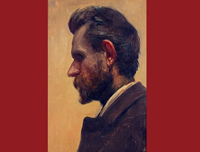 Portrait of René Lackerbauer: Self-portrait