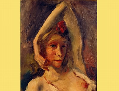 Half nude