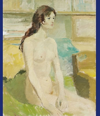 Nicole, sitzender Frauenakt von vorne by Charles Hug - Auction record, sale price, and art valuation. Compare with similar artists and explore comparable artworks.