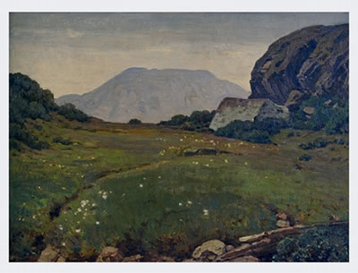 Mountain landscape in the Provence