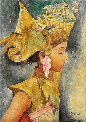 "Balinese dancer" by Charlotte (Sarika) Goth - Auction record, sale price, and art valuation. Compare with similar artists and explore comparable artworks.