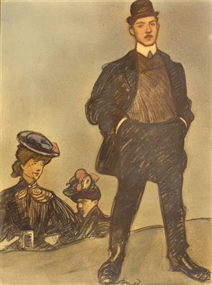 Acteur sur scène devant deux femmes by Maxime Pierre Dethomas - Auction record, sale price, and art valuation. Compare with similar artists and explore comparable artworks.