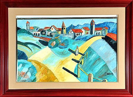 Sample artwork by Michael Steinpichler (Born 1943), known for neo-impressionist painting - View similar artists and auction records