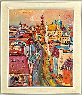 "Augsburg vom St. Moritz-Turm"