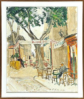 "Französisches Straßencafé"