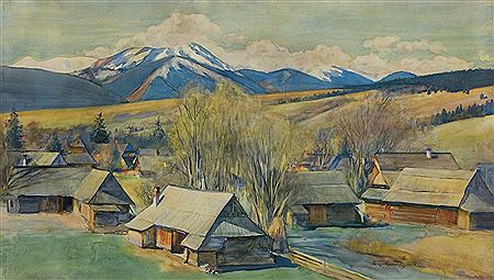 TATRA LANDSCAPE by Aleksander Augustynowicz - Auction record, sale price, and art valuation. Compare with similar artists and explore comparable artworks.