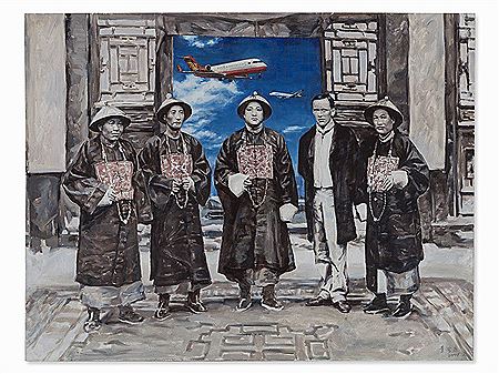 Group Portrait by Canran Zhang - Auction record, sale price, and art valuation. Compare with similar artists and explore comparable artworks.