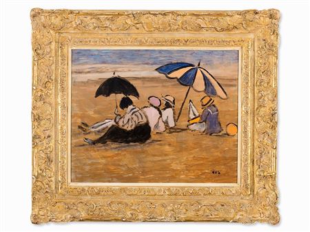 Painting, At the Beach
