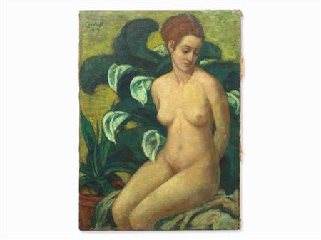 Female Nude with Calla