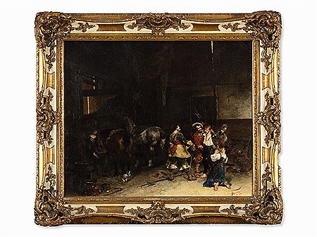 The Arrest by Frank Kirchbach - Auction record, sale price, and art valuation. Compare with similar artists and explore comparable artworks.