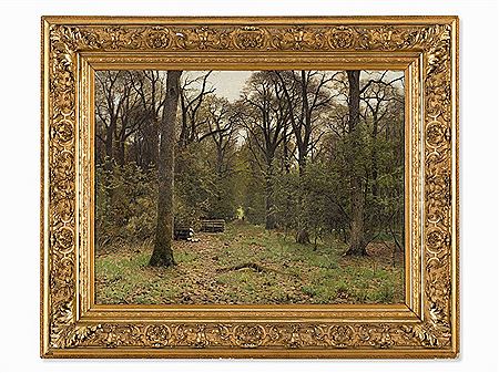 Rhineland Forest Pathse by Carl Roder - Auction record, sale price, and art valuation. Compare with similar artists and explore comparable artworks.