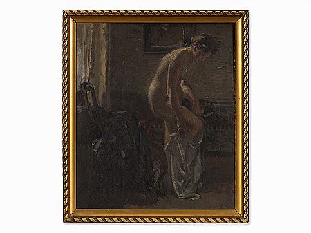 Woman at her Toilette by Otto Rauth - Auction record, sale price, and art valuation. Compare with similar artists and explore comparable artworks.