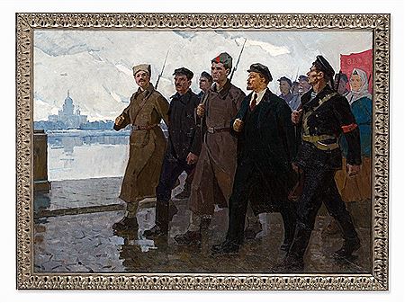 Lenin with Soldiers