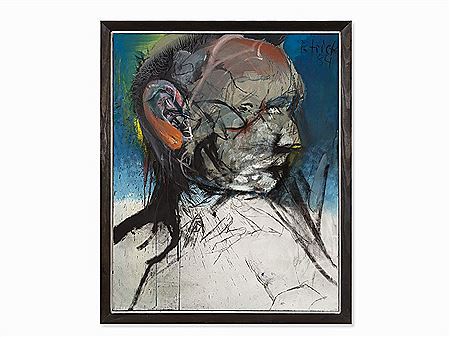Head I, Painting, 1984