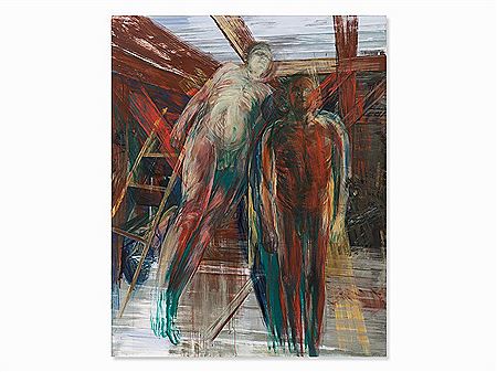Akrobaten II, Painting, 1983