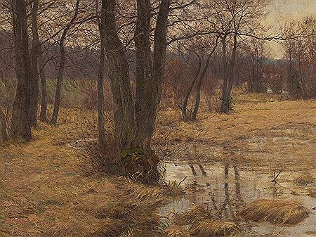Dachauer Moos in Autumn by Adolf Glatte - Auction record, sale price, and art valuation. Compare with similar artists and explore comparable artworks.