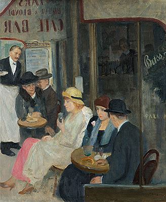 Cafe Paris by Josef Multrus - Auction record, sale price, and art valuation. Compare with similar artists and explore comparable artworks.