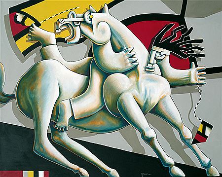 Sample artwork by Manuel Martinez Alcover (Born 1927), known for painting - View similar artists and auction records