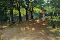 Lady with red parasol