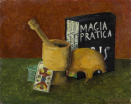 Still Life with tarot cards