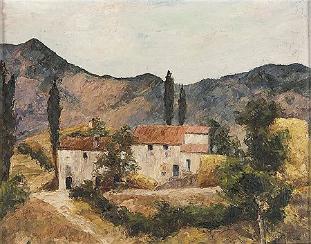 Farmhouses in the mountains / Country church(2)
