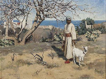 Summer in Winter/ Alienis Mensibus Aestas by Norman Garstin - Auction record, sale price, and art valuation. Compare with similar artists and explore comparable artworks.