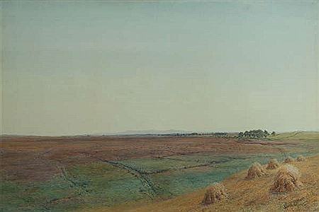 "A Bright Noon, Bog of Allen" by Henry Albert Hartland - Auction record, sale price, and art valuation. Compare with similar artists and explore comparable artworks.