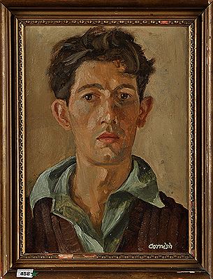 "SELF PORTRAIT" by Norman Stansfield Cornish - Auction record, sale price, and art valuation. Compare with similar artists and explore comparable artworks.