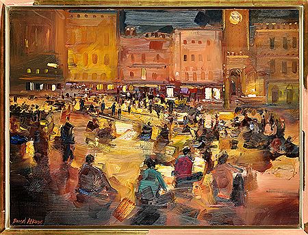 PIAZZA DEL CAMPO AT NIGHT