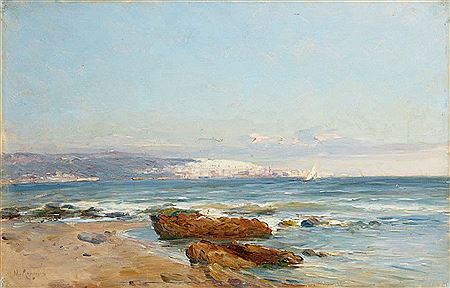 La baie d'Alger, vue des Sablettes