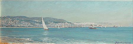Plage les Sablettes, Alger, 1925