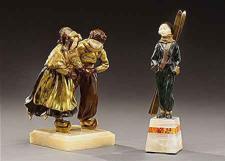 Sample artwork by Louis Sosson (1905-1930), known for modernist female figure sculpture - View similar artists and auction records