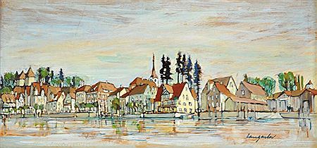 Sample artwork by Walter Hangarter (1929 - 1995), known for painting - View similar artists and auction records