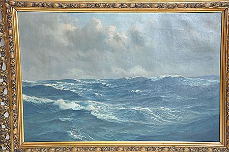 Auf hoher See by Karl Rohwedder-Ruge - Auction record, sale price, and art valuation. Compare with similar artists and explore comparable artworks.