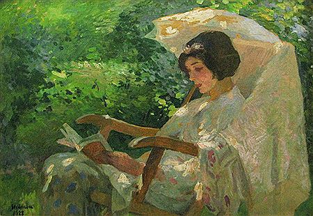 "Lectura in gradina" by Ipolit Strambu - Auction record, sale price, and art valuation. Compare with similar artists and explore comparable artworks.