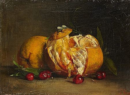 Pareja de bodegones con naranjas y cerezas by Sebastian Gessa Y Arias - Auction record, sale price, and art valuation. Compare with similar artists and explore comparable artworks.
