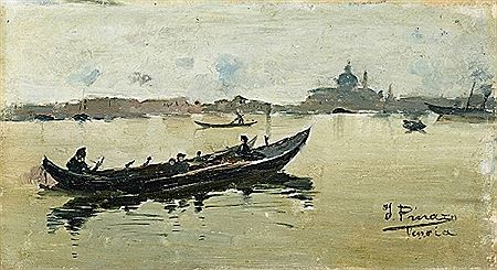 La Laguna de Venecia by Ignacio Pinazo Camarlench - Auction record, sale price, and art valuation. Compare with similar artists and explore comparable artworks.
