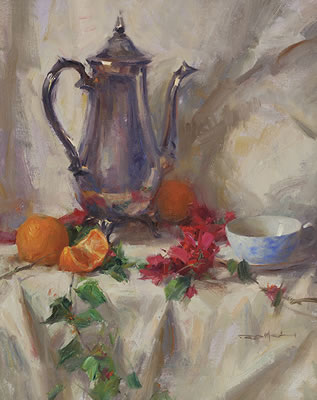 Oranges and Silver by Romel de la Torre - Auction record, sale price, and art valuation. Compare with similar artists and explore comparable artworks.