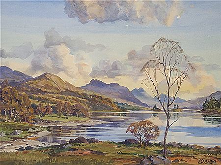 Sample artwork by Stirling Gillespie (1908 - 1993), known for watercolour landscape painting - View similar artists and auction records
