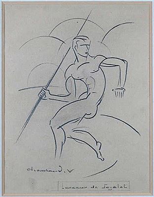 "Lanceur de javelot" by Jean Raoul Chaurand-Naurac - Auction record, sale price, and art valuation. Compare with similar artists and explore comparable artworks.