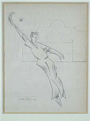 "Le joueur de Pelote Basque"