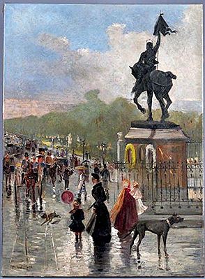 "Place des Pyramides animée"