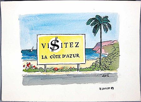 VI$ITEZ LA CÔTE D'AZUR by Gustave Erlich - Auction record, sale price, and art valuation. Compare with similar artists and explore comparable artworks.