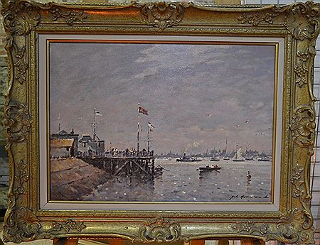Boating off a quay