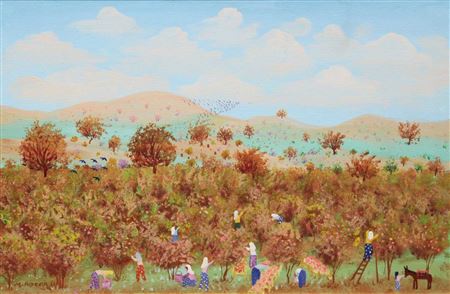 Harvest by Mehmet Arpacik - Auction record, sale price, and art valuation. Compare with similar artists and explore comparable artworks.