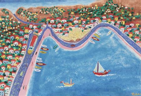 Sea peysage by Fahir Aksoy - Auction record, sale price, and art valuation. Compare with similar artists and explore comparable artworks.
