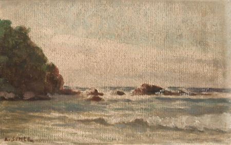 Sample artwork by Ayetullah Sumer (1905 - 1979), known for paintings - View similar artists and auction records